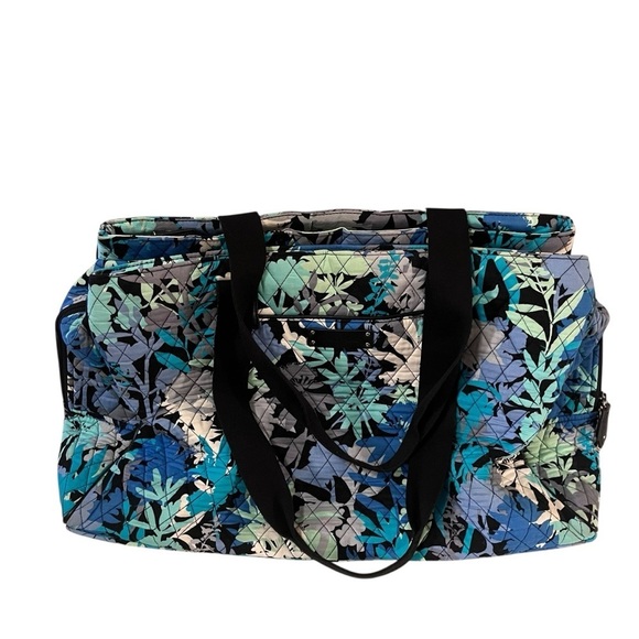 Vera Bradley Handbags - Vera Bradley Camofloral Quilted Women's Mini Weekender Tote Pockets Zipper Bag